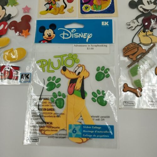 Disney Characters Stamp Book Stickers Mickey Minnie Donald Dumbo Scrapbooking