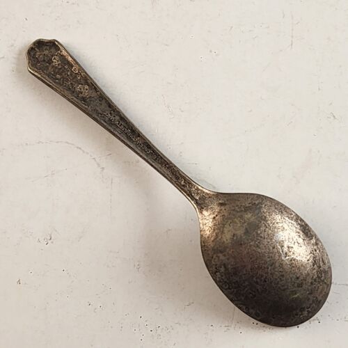 3 Baby Spoons Silver-Plate Oneida Community White Orchid Patterns
