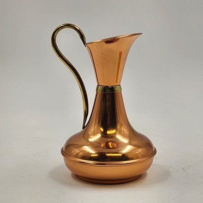 Lombard Copper Pitcher Made in England 6.5" Tall Decorative Jug Vase