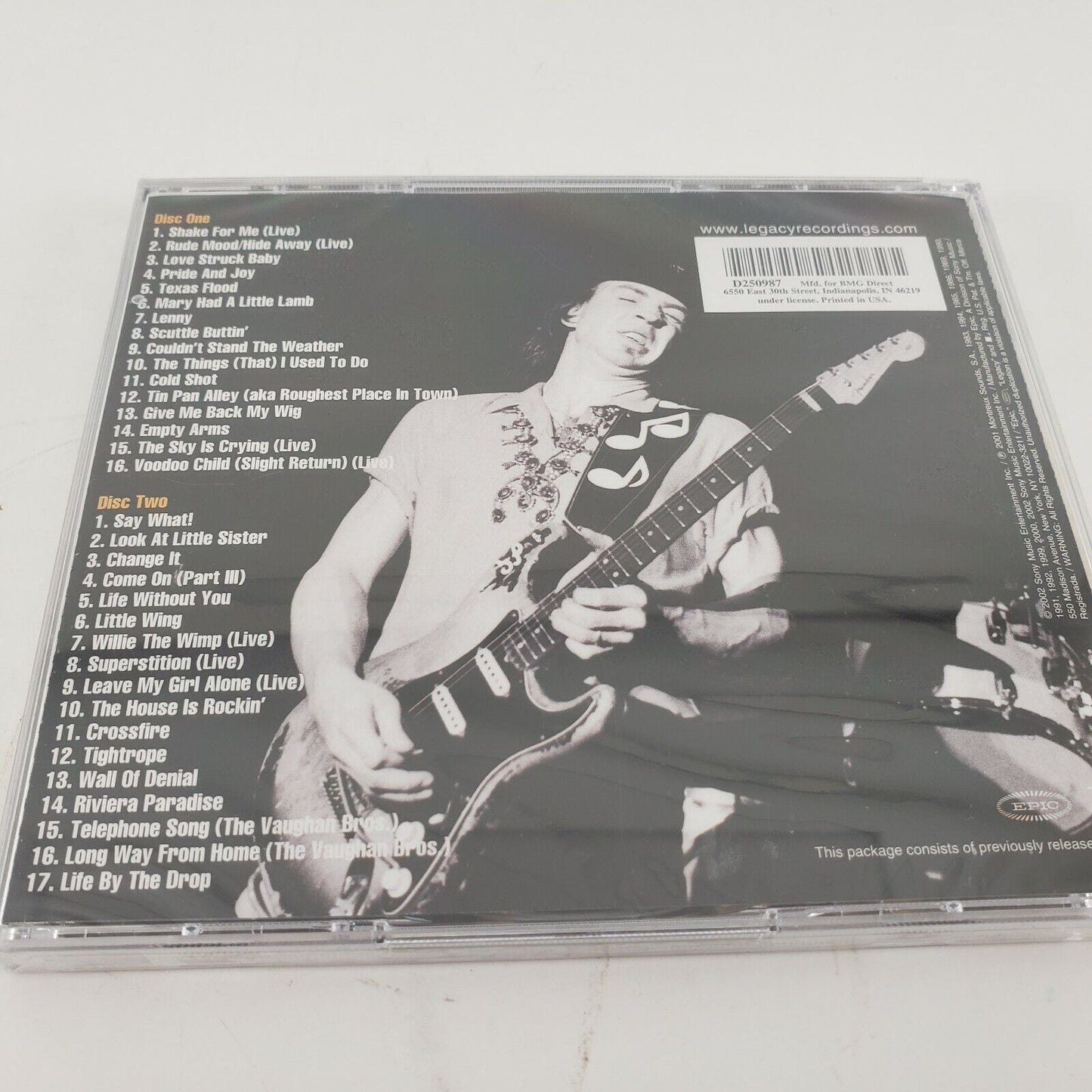 The Essential Stevie Ray Vaughan and Double Trouble Two CD Set 2002 E2K86423
