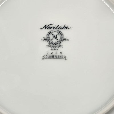 5pc Noritake Cumberland 2225 Japan Place Setting White Floral