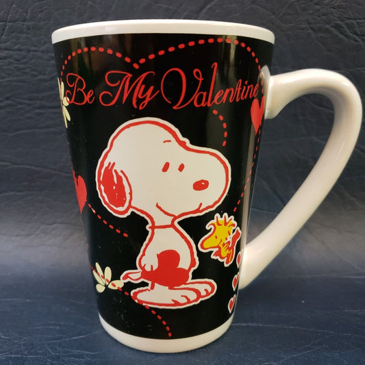 Peanuts Snoopy Be My Valentine - Cutie Porcelain Mug Coffee Cup Woodstock Hearts