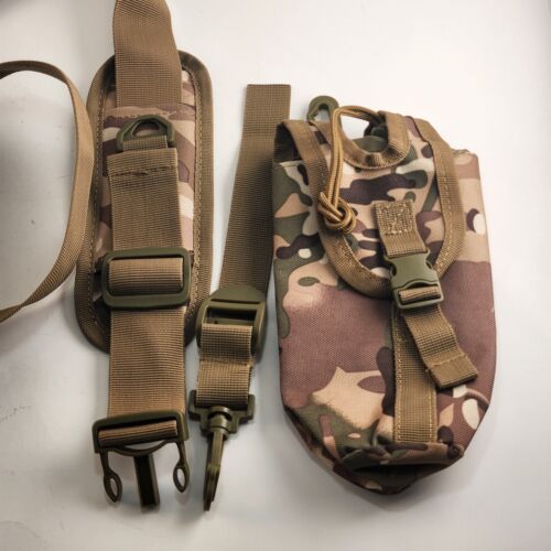Jueachy Camo Sling Side Bag Backpack With Clipped Detachable Phone Case
