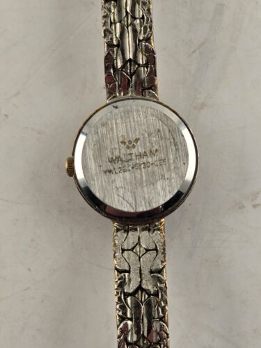 Waltham Women's Quartz Dress Watch Gold Stainless Steel Tarnish Untested Japan