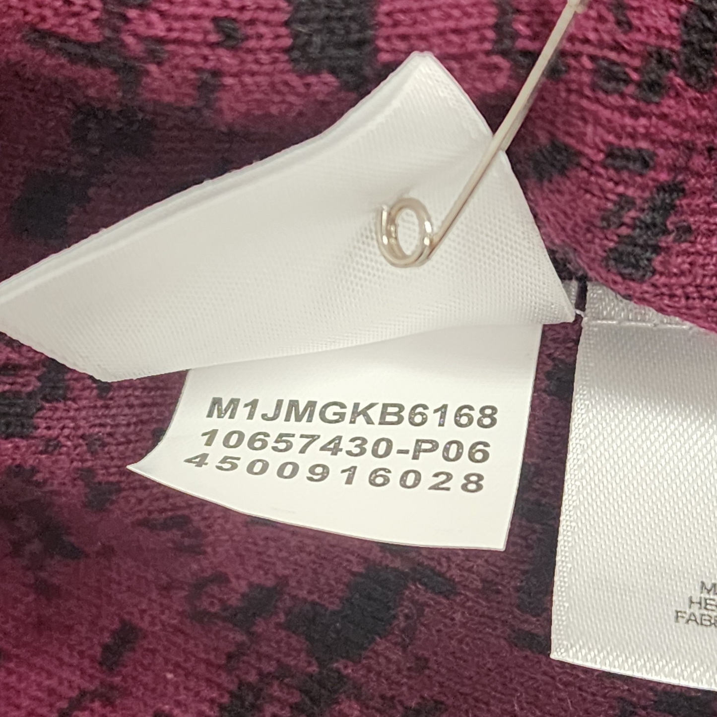 Kasper Women's Long Sleeve Cardigan Wine Purple Black Sweater Open Front Medium