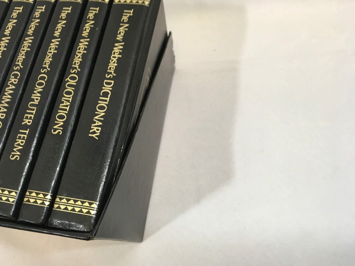 Websters Library of Practical Information Book Set In Case 7 Small Books 1990