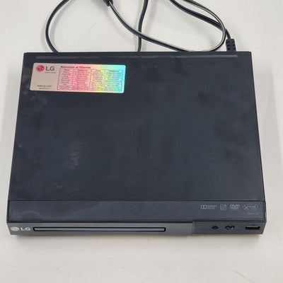 LG DP132 DVD Player w USB Direct Recording Black + Remote & AV Cables Untested