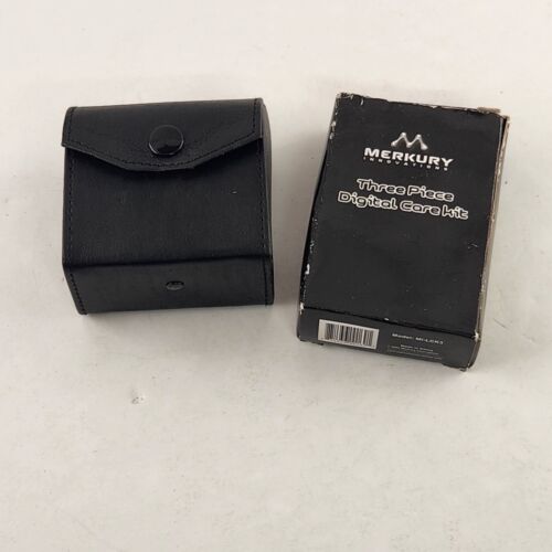 3 Merkury Optics 55mm Lens Filters PL UV FD Soft Case + 3-Piece Digital Care Kit