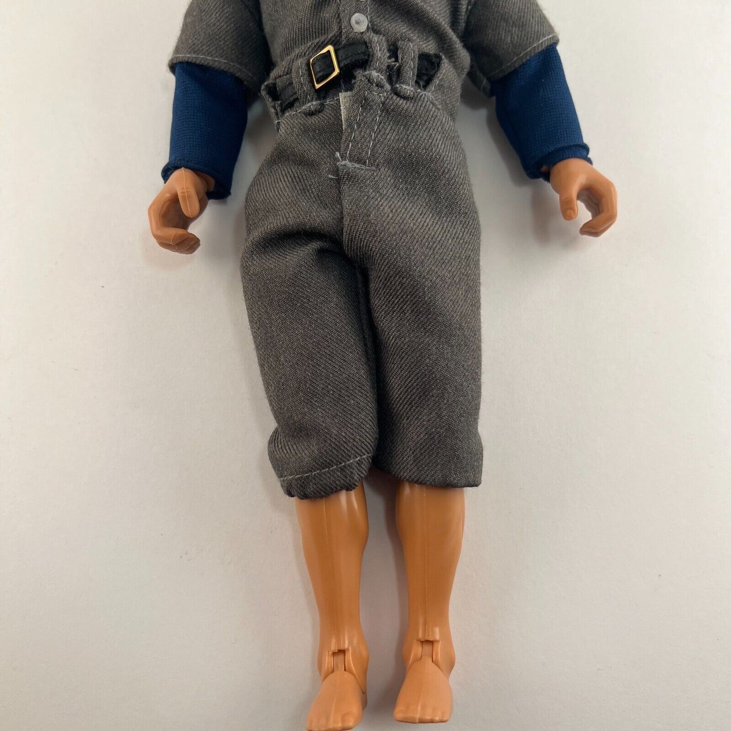 New York Yankee Lou Gehrig Vintage Action Figurine #4 Cloth Jersey With Buttons