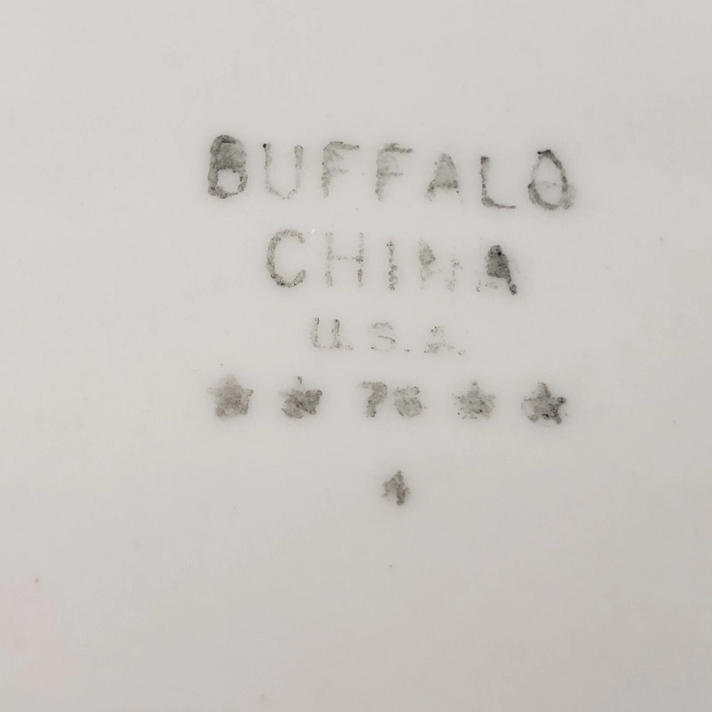 Buffalo Pottery Blue Willow Oval Serving Platter 13" Antique Restaurant Ware USA