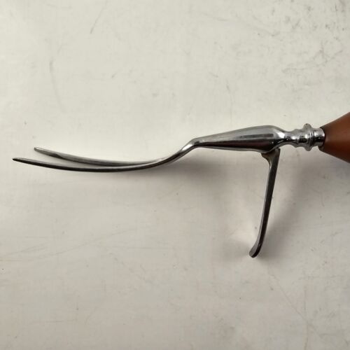 Stag Antler Handle Carving Fork and Steel Made In Sheffield England Stainless
