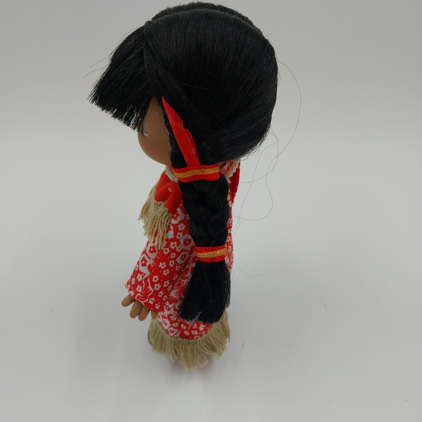 Precious Moments Little Indian Doll with Salwar Fringed Dress 8" 2000