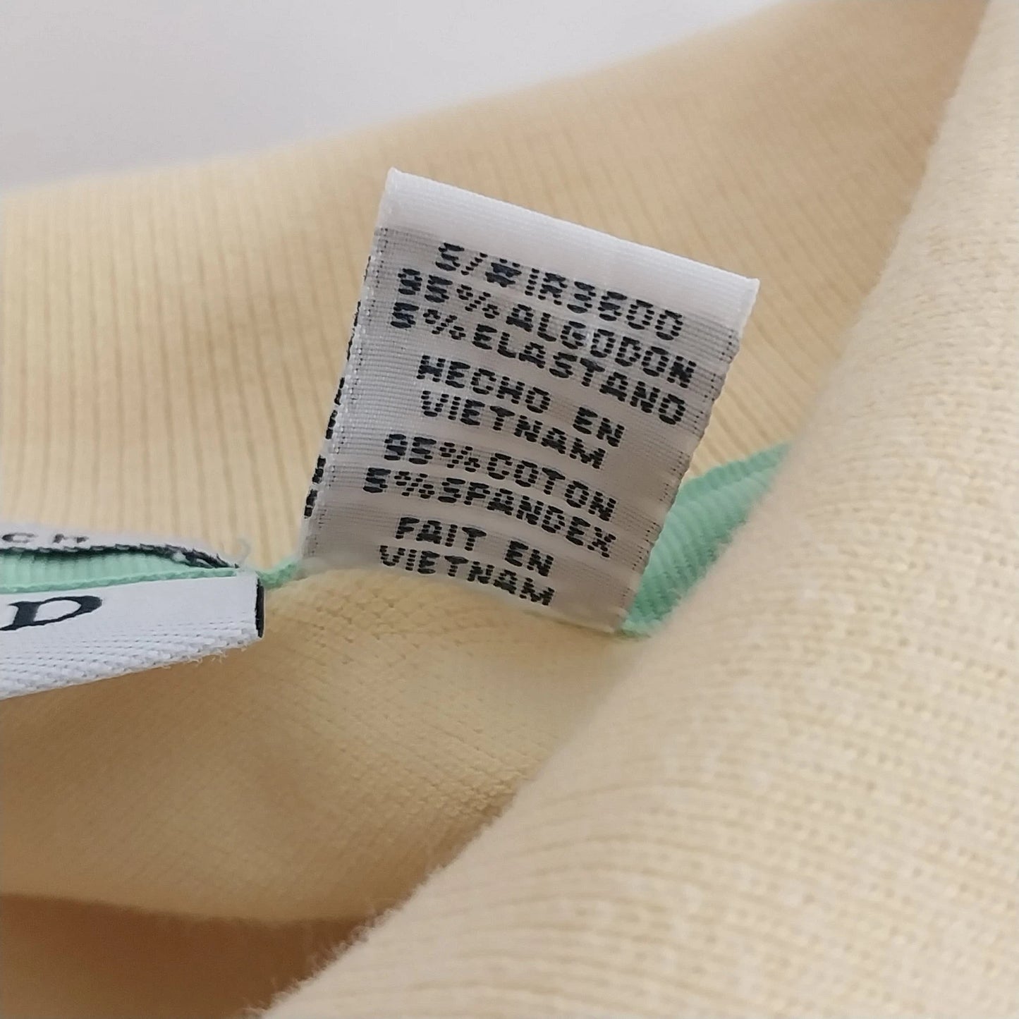 IZOD Women's Yellow Stretch Polo Shirt Large Cotton Blend Short Sleeve Classic