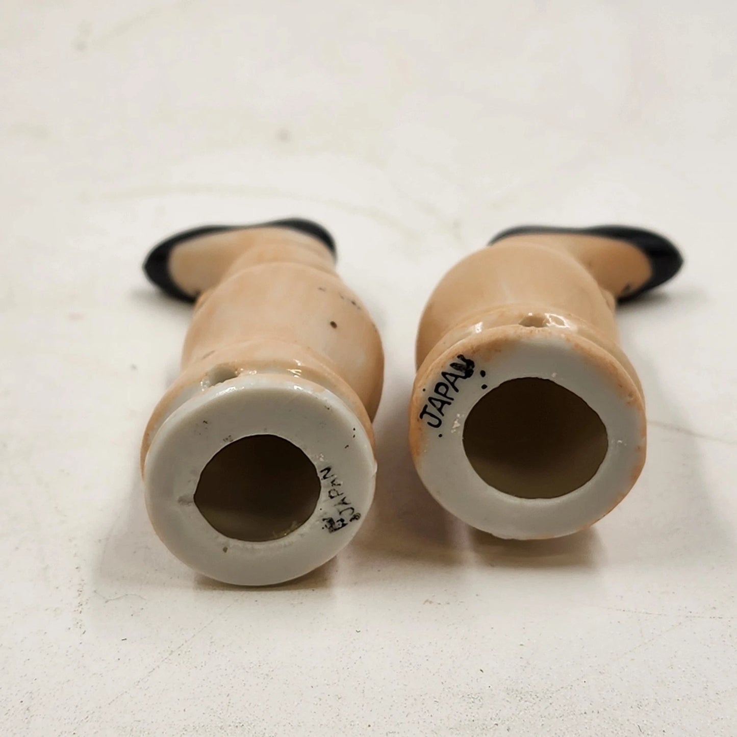 Porcelain Doll Making Parts 5 Piece Head Arms Legs Japan Black Curly Hair