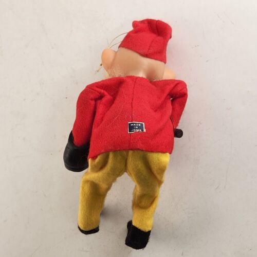 Elf Shelf Sitter Cobbler Shoe Maker Vintage Christmas Ornament Japan 1970s