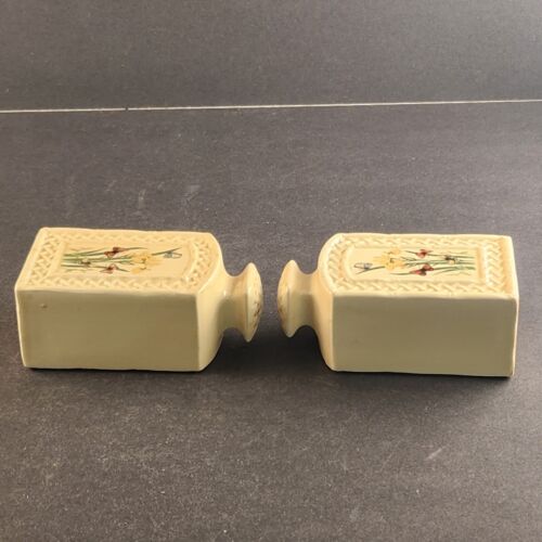Enesco Butterfly Garden Trellis Vintage Ceramic Salt & Pepper Shakers 1978 Japan