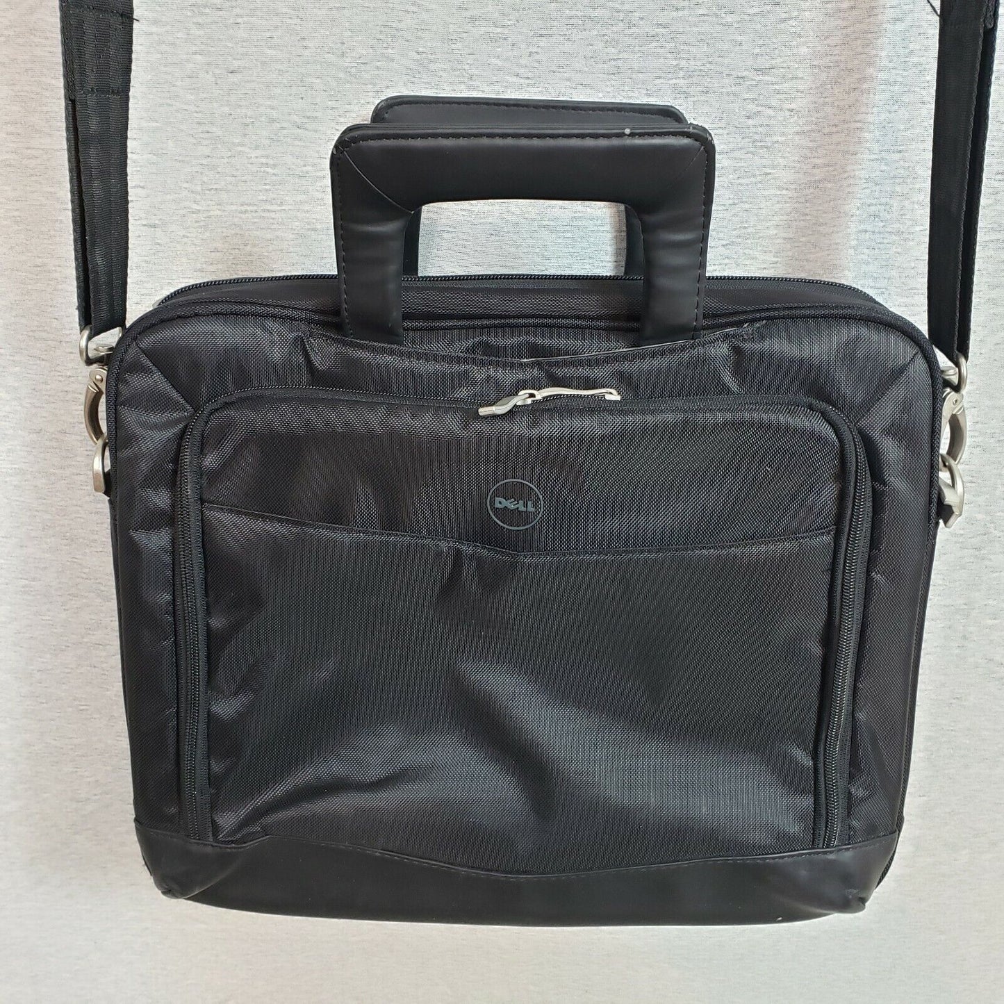 Dell Laptop Bag Nylon Shoulder Strap 12-14" compartments Zip Professional Travel