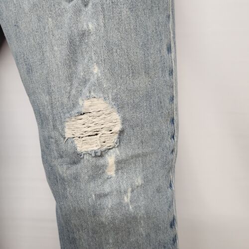 Levi's 550 Men's Jeans 36 x 34 Relaxed Fit Medium Stonewash Red Tab Distressed