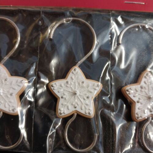 Hallmark Keepsake Star Cookie Ornament Hooks Set Of 5 Hooks