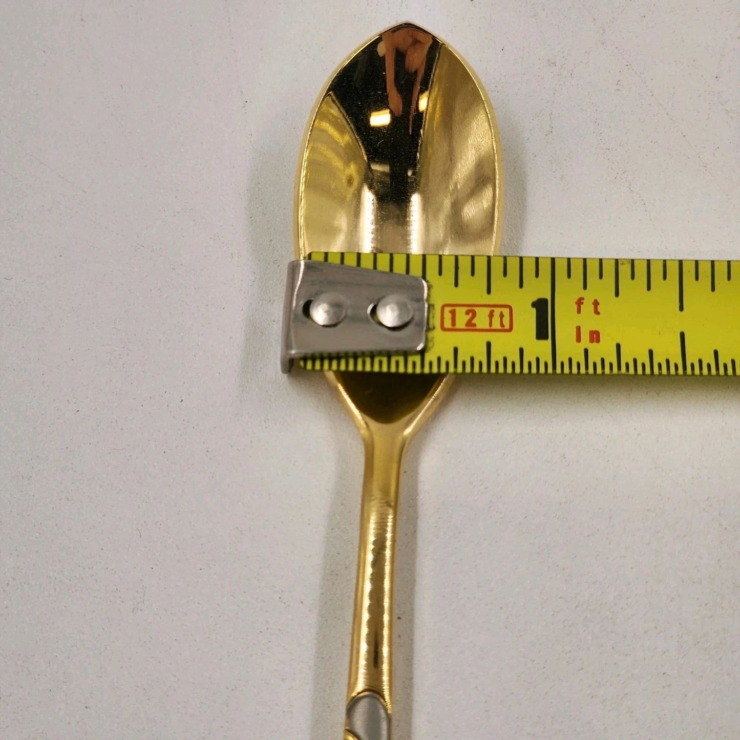 Kum Kang Demitasse Spoon & Fork Set 10 Pcs Gold Tone 18/10 Stainless Steel Boxed