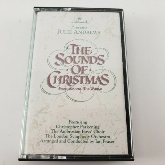 Julie Andrews The Sounds of Christmas From Around World Cassette Hallmark 1990