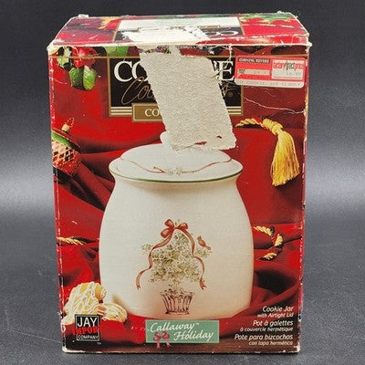 Jay Imports Cookie Jar Corelle Callaway Ivy Cardinal Ceramic Storage 9" China