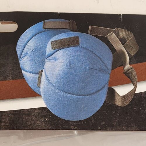 OccuNomix Blue Knee Pads Soft Cap EVA Foam 2-Strap Hook & Loop Work Safety
