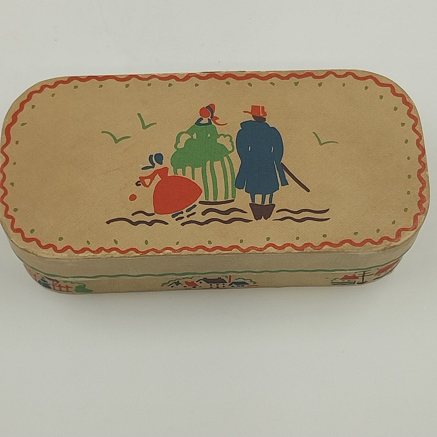 18th Century Old Colonial Fragrance United Toilet Goods Hand Soap Box Empty USA