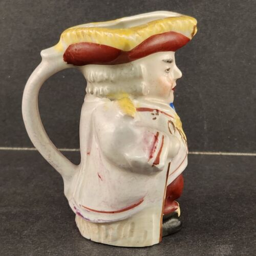 Royal Doulton Ceramic Toby Character Jug Revolutionary Man w White Coat Vintage