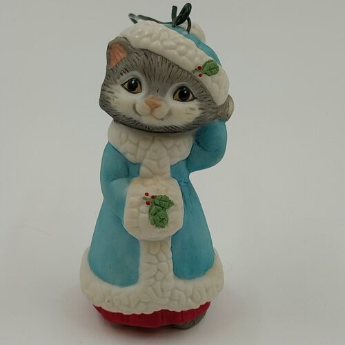 Hallmark Keepsake 1990 Christmas Ornaments Christmas Kitty Collectors Series