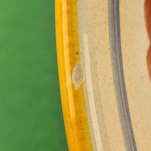 Ceramica Nova Deruta of Italy Large Pasta Serving Bowl Decal Print Hand Painted