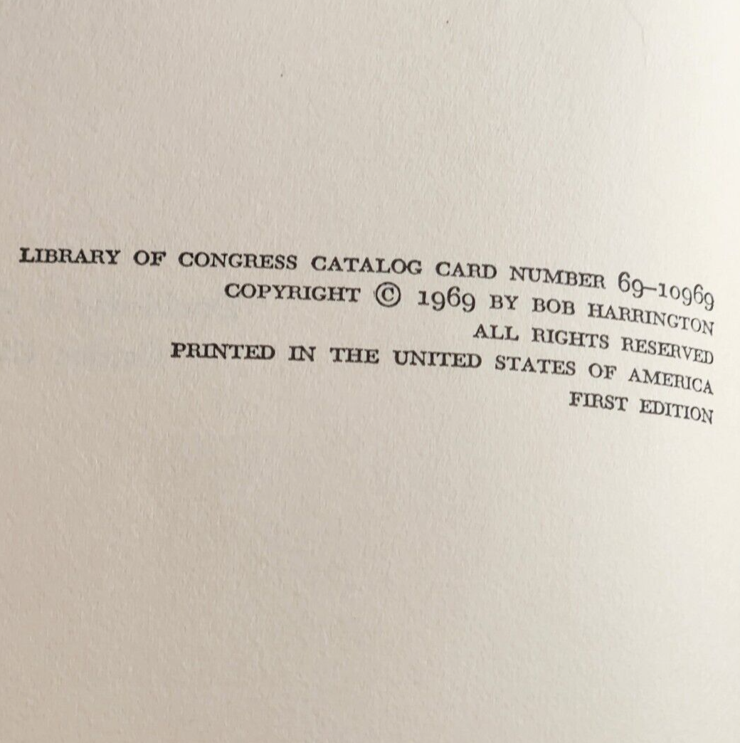 The Chaplain of Bourbon Street Signed Bob Harrington Book 1969 Vintage HC