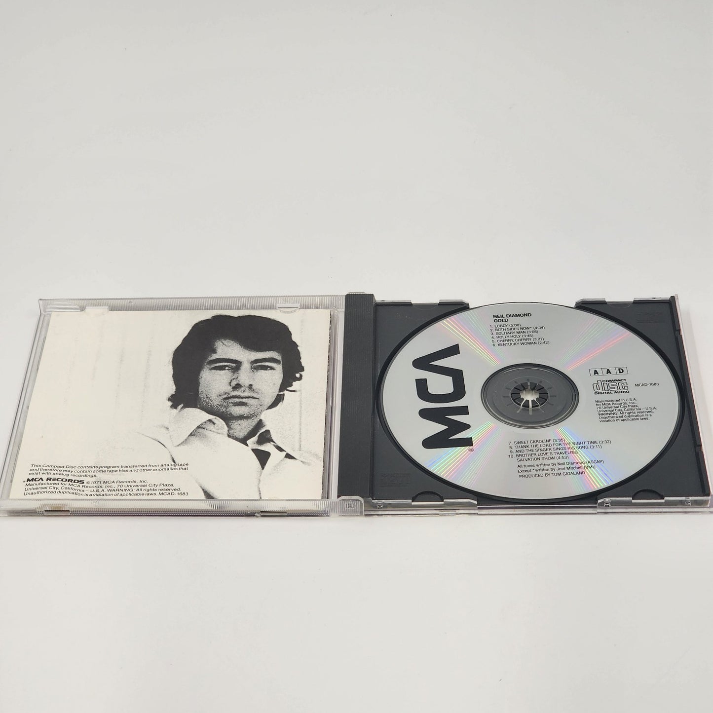 Neil Diamond Gold Recorded Live at the Troubadour CD 1971 MCA Record Vinyl LP