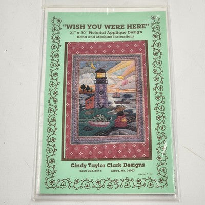 Lot of 8 Applique Quilting Cross-Stitch Patterns & Booklets for Sewing Projects