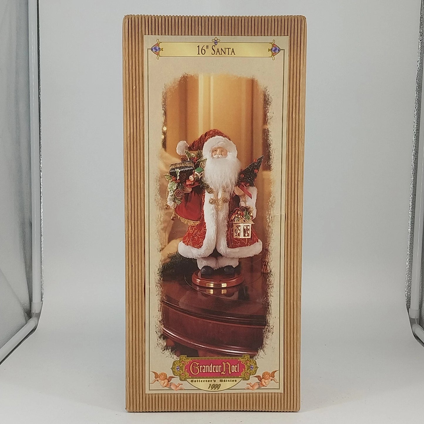 Grandeur Noel Santa Claus Figurine 16" #4132 Collector's Edition 1999 w/ Box