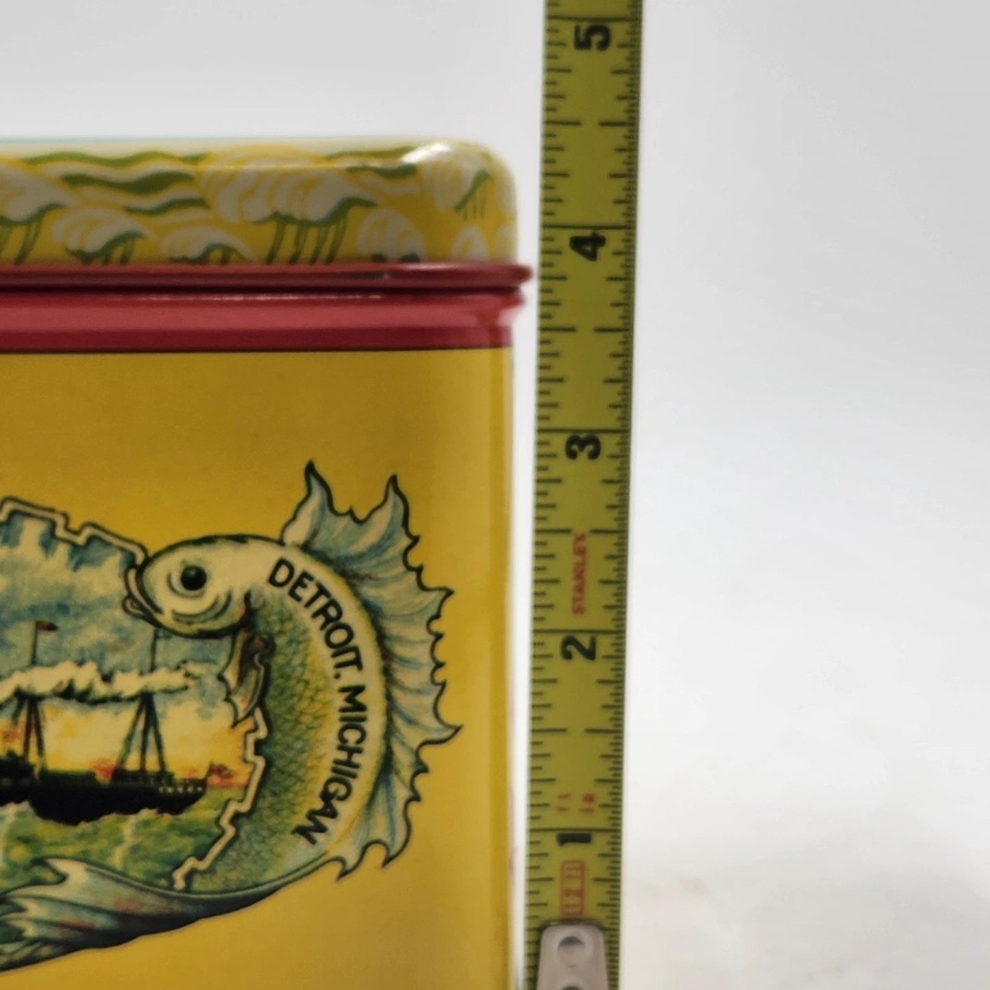 Advertising Tin Oceanic Cut Plug Tobacco by CheinCo 1880s Reproduction 1970s Vtg