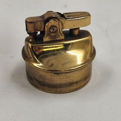 Swank Golf Ball Table Lighter Japan 1960s Ceramic 4" Needs Fluid & Flint Vintage