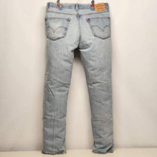 Levi's 550 Men's Jeans Faded Blue 38x34 Relaxed Fit Straight Leg Medium Rise