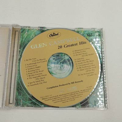 Set of 4 Country Hits CDs: Cash, Twitty, Alabama, Glen Campbell