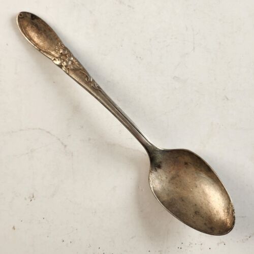 3 Baby Spoons Silver-Plate Oneida Community White Orchid Patterns