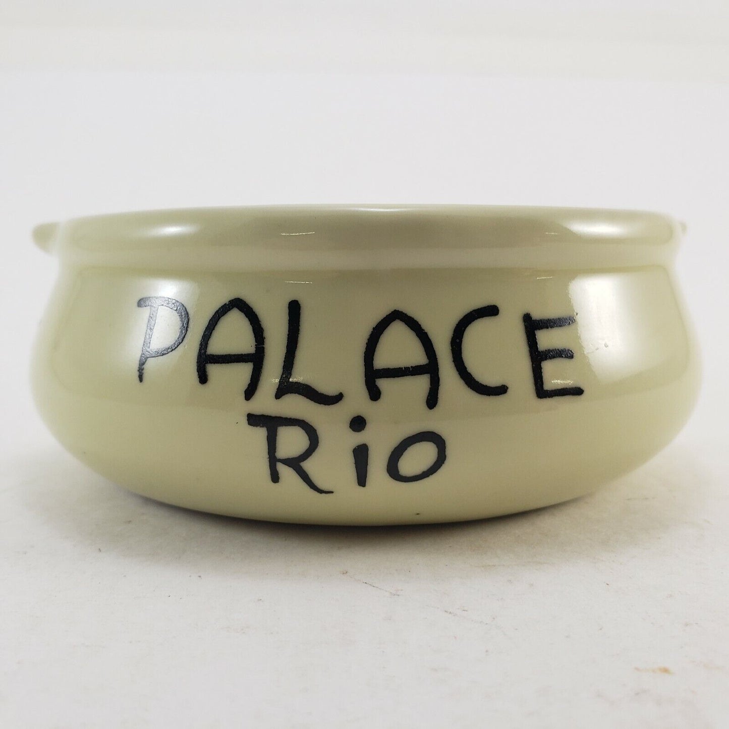 Hotel Leme Palace Pottery Ashtray Dira Luminite Brazil Rio