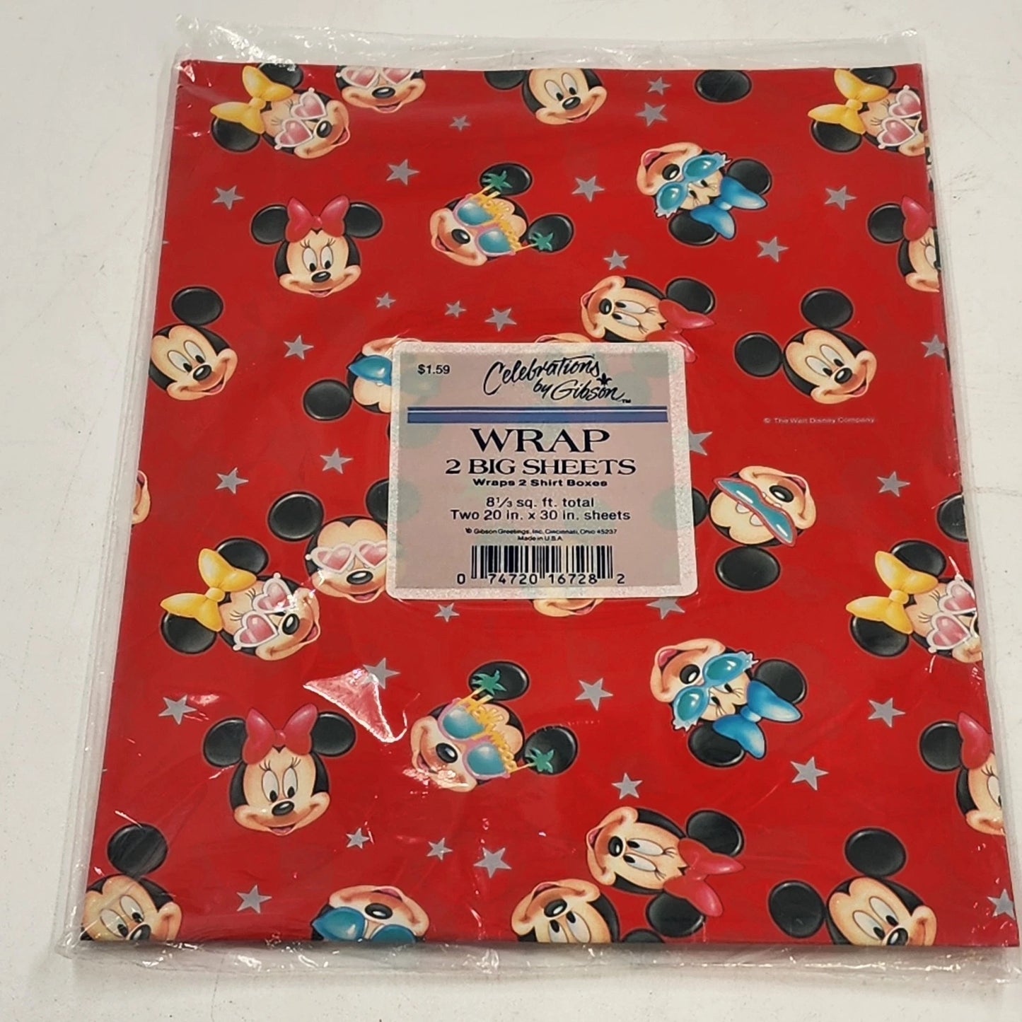 Lot of 4 Gift Wrap Packs Celebrations by Gibson & Hallmark Assorted Designs New