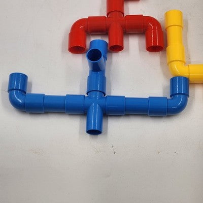 Skoolzy Pipes Construction Building Toy Tubes & Joints for Kid's Motor Skills