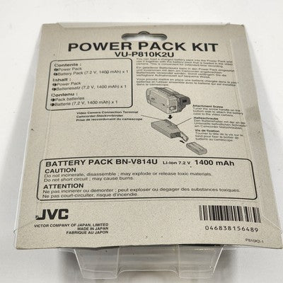 JVC VU-P810K2U Power Pack Kit Rechargeable Battery Digital Camera USED OEM