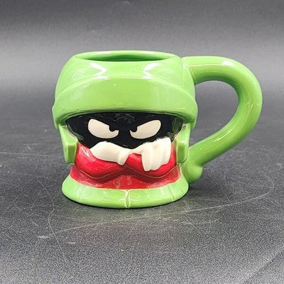 Marvin the Martian Coffee Tea Mug Cup Warner Bros WB Green Figural Ceramic China
