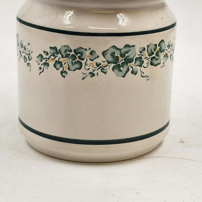 Corelle Coordinates Callaway Ivy Small 5" Canister Jar with Lid China Stoneware
