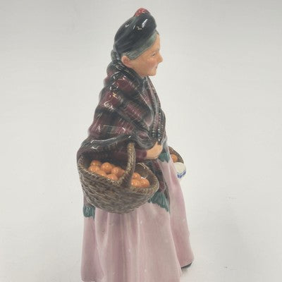 Royal Doulton HN1759 The Orange Lady Figurine Pink Tartan 1936