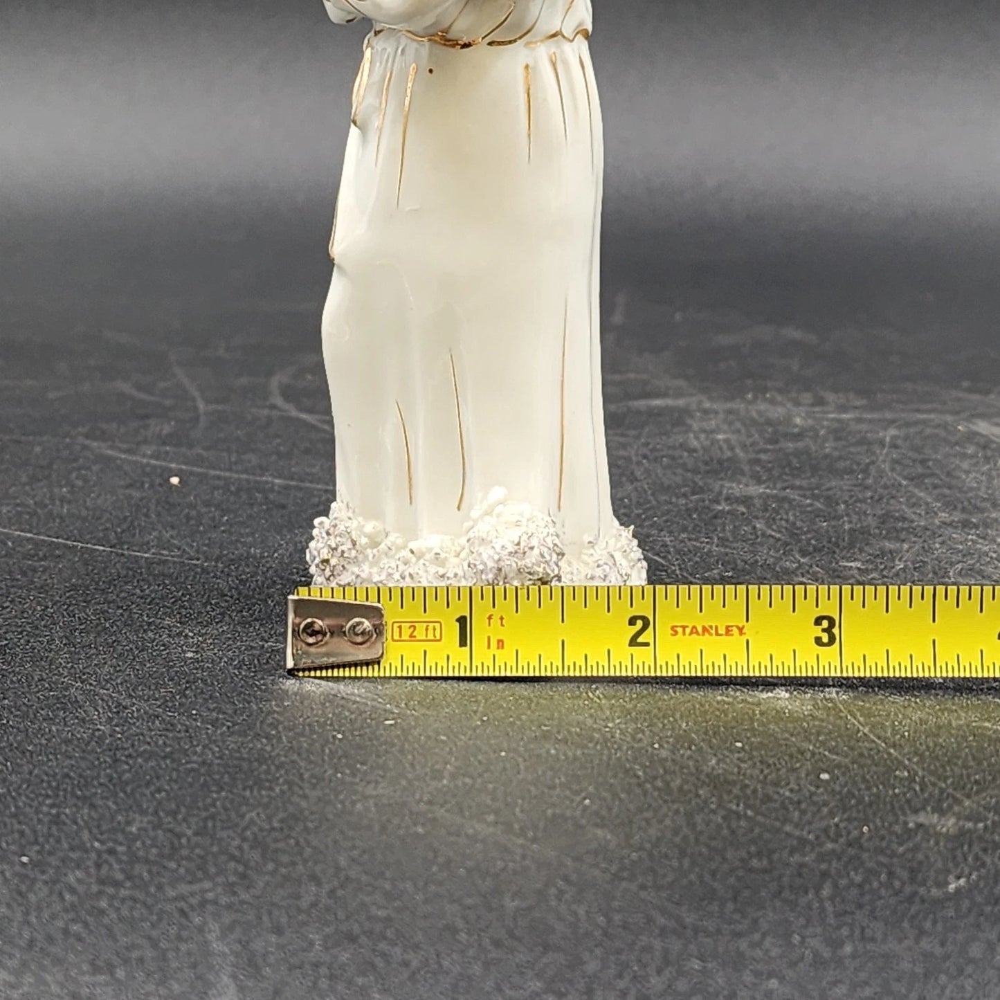 Lefton Choir Angel Singing Reading Book Figurine Porcelain Japan 6.25" Tall Vtg