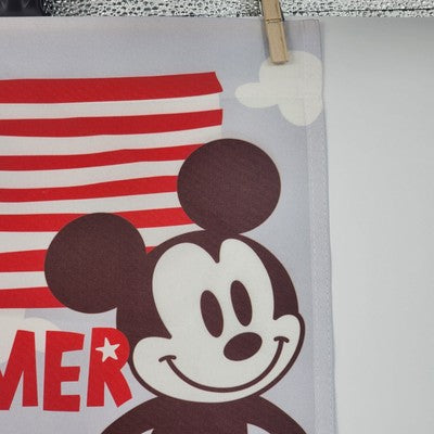 Disney Mickey Mouse "Summer in the USA" Garden Flag Banner Celebrate 90 Yrs 18"