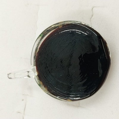 Black Murano Style Glass Butterfly Necklace Pendant Jewelry Decoration No Chain